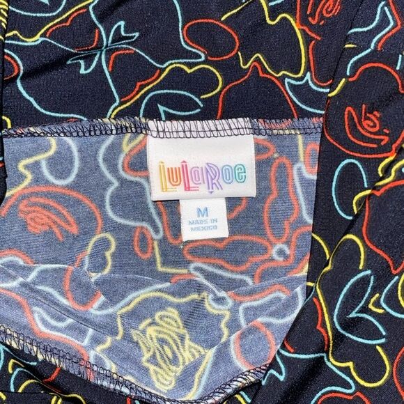 NWT LuLaRoe Azure Multicolored Pattern Skirt | Medium - Picture 3 of 3